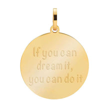 Afbeelding in Gallery-weergave laden, If You Can Dream It, You Can Do It - iXXXi - Hanger 38 mm Pendant iXXXi Goud AAAndacht