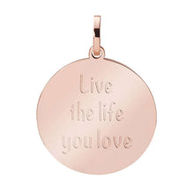 Afbeelding in Gallery-weergave laden, Live The Life You Love - iXXXi - Hanger 38 mm Pendant iXXXi Rosé AAAndacht
