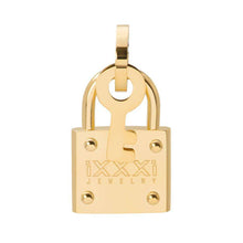 Afbeelding in Gallery-weergave laden, Lock Key - iXXXi - Hanger Pendant iXXXi Goud AAAndacht