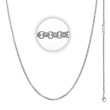 Afbeelding in Gallery-weergave laden, Necklace 100 cm (3mm) met logo Ketting iXXXi Zilver AAAndacht