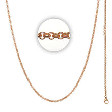 Afbeelding in Gallery-weergave laden, Necklace 100 cm (3mm) met logo Ketting iXXXi Rosé AAAndacht