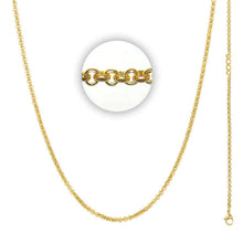 Afbeelding in Gallery-weergave laden, Necklace 100 cm (3mm) met logo Ketting iXXXi Goud AAAndacht