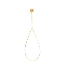 Afbeelding in Gallery-weergave laden, Oorbellen oval chain stone - iXXXi - Oorbellen Oorbellen iXXXi Gold AAAndacht