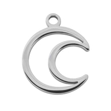 Afbeelding in Gallery-weergave laden, Open Moon - iXXXi - Hanger Charm iXXXi Zilver AAAndacht
