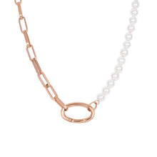 Afbeelding in Gallery-weergave laden, Square Chain Pearl - iXXXi - Ketting Ketting iXXXi roségoud AAAndacht