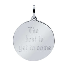 Afbeelding in Gallery-weergave laden, The Best Is Yet To Come - iXXXi - Hanger 38 mm Pendant iXXXi Zilver AAAndacht