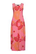 Afbeelding in Gallery-weergave laden, Pip - Mi Piace - Travelstof Jurk - Desert Anemone Print Coral - 202278