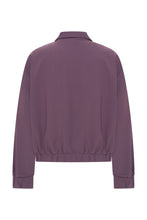 Afbeelding in Gallery-weergave laden, Maaike - Mi Piace - Travelstof Balloon Jacket - Plum Perfect - 202932B
