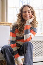 Afbeelding in Gallery-weergave laden, Rika - IVY BEAU - Trui - Mandarin orange/Multi
