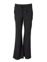 Afbeelding in Gallery-weergave laden, Daan - Mi Piace - Travelstof Broek - Black/Gold Structure
