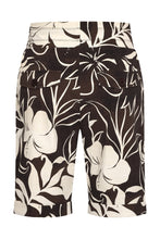 Afbeelding in Gallery-weergave laden, Bella - Mi Piace - Travelstof Broek - Espresso - Tropical - 202423