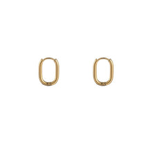 Afbeelding in Gallery-weergave laden, Ovaal Hoop 2x10x15mm goudkleurige Oorbellen E3960-2