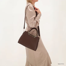 Afbeelding in Gallery-weergave laden, Handtas - Lucca - Donkerbruin