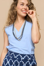 Afbeelding in Gallery-weergave laden, Nora - Mi Piace - Travelstof Top - Lavender Blue - 202425