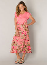Afbeelding in Gallery-weergave laden, Clarice - IVY BEAU - Rok - Coral/Multi-Colour
