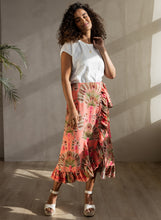 Afbeelding in Gallery-weergave laden, Clarice - IVY BEAU - Rok - Coral/Multi-Colour
