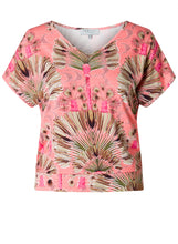 Afbeelding in Gallery-weergave laden, Clover - IVY BEAU - Shirt - Coral/Multi-Colour
