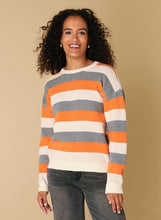 Afbeelding in Gallery-weergave laden, Rika - IVY BEAU - Trui - Mandarin orange/Multi
