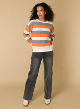 Afbeelding in Gallery-weergave laden, Rika - IVY BEAU - Trui - Mandarin orange/Multi
