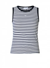 Afbeelding in Gallery-weergave laden, Vanida - IVY BEAU - Top - Off White/Night Blue