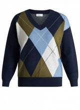 Afbeelding in Gallery-weergave laden, Heidi - IVY BEAU - Trui - Dark Blue/Multi colour