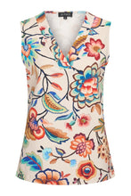 Afbeelding in Gallery-weergave laden, Nora - Mi Piace - Travelstof Top - Embroidered Bloom Print - 202425