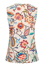 Afbeelding in Gallery-weergave laden, Nora - Mi Piace - Travelstof Top - Embroidered Bloom Print - 202425