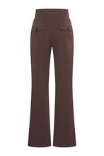 Afbeelding in Gallery-weergave laden, Daan - Mi Piace - Travelstof Broek - Espresso - 202089