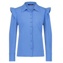 Afbeelding in Gallery-weergave laden, Bexley - LADY DAY - Blouse - Travelstof Jeans Blue
