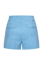 Afbeelding in Gallery-weergave laden, Essy - Mi Piace - Travelstof Skort Bonded - Denim Print - 202626
