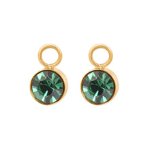 Afbeelding in Gallery-weergave laden, Stone Emerald - iXXXi - Hoop Charms
