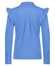 Afbeelding in Gallery-weergave laden, Bexley - LADY DAY - Blouse - Travelstof Jeans Blue
