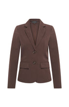 Afbeelding in Gallery-weergave laden, Bonded Livi - Mi Piace - Travelstof Blazer - Espresso - 202646
