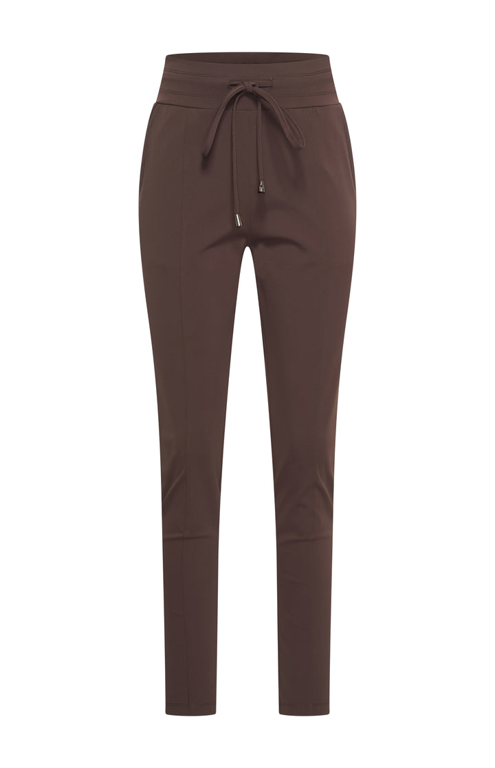 Danja - Mi Piace - Travelstof Broek - Espresso - 202134 – AAAndacht