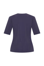 Afbeelding in Gallery-weergave laden, Evi - Mi Piace - Travelstof Shirt - Dark Blue - 202271
