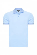 Afbeelding in Gallery-weergave laden, Ruben - Mi Piace Heren - Travelstof Polo - Light Blue - 202013