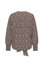 Afbeelding in Gallery-weergave laden, Jet - Mi Piace - Travelstof Top Knotted - Harvest Ikat Print Espresso - 202898