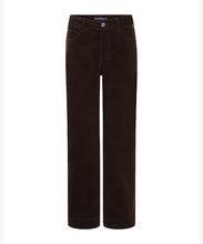 Afbeelding in Gallery-weergave laden, Colette Coloured Denim - Red Button - Broek - Espresso - SRB5024
