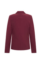 Afbeelding in Gallery-weergave laden, Bonded Livi - Mi Piace - Travelstof Blazer - Burgundy - 202646
