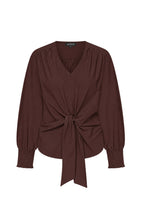 Afbeelding in Gallery-weergave laden, Jet - Mi Piace - Travelstof Top Knotted - Espresso - 202898