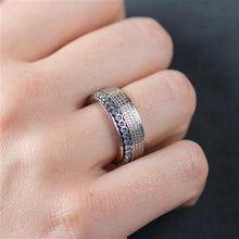 Afbeelding in Gallery-weergave laden, Blue Giraffe - iXXXi - Complete Ring - 8 mm Zilver
