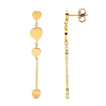 Afbeelding in Gallery-weergave laden, 4 Hearts Dangle - iXXXi - Oorbellen Oorbellen iXXXi Gold AAAndacht
