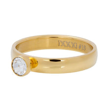Afbeelding in Gallery-weergave laden, Zirconia 1 stone crystal - iXXXi - Vulring 4 mm Vulring 4mm iXXXi 17 / Gold AAAndacht
