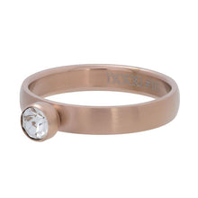 Afbeelding in Gallery-weergave laden, Zirconia 1 stone crystal - iXXXi - Vulring 4 mm MATT Vulring 4mm iXXXi 17 / Matt Rosé AAAndacht
