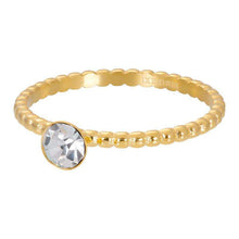 Afbeelding in Gallery-weergave laden, Ball With Crystal Stone - iXXXi - Vulring 2mm Vulring 2mm iXXXi 17 / Gold AAAndacht
