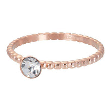 Afbeelding in Gallery-weergave laden, Ball With Crystal Stone - iXXXi - Vulring 2mm Vulring 2mm iXXXi 17 / Rosé AAAndacht
