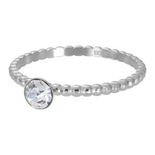 Afbeelding in Gallery-weergave laden, Ball With Crystal Stone - iXXXi - Vulring 2mm Vulring 2mm iXXXi 17 / Silver AAAndacht
