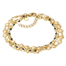 Afbeelding in Gallery-weergave laden, Bracelets Botswana (black beads) Armband iXXXi Gold AAAndacht
