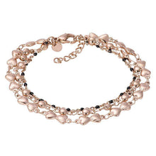 Afbeelding in Gallery-weergave laden, Bracelets Botswana (black beads) Armband iXXXi Rosé AAAndacht
