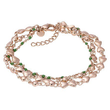 Afbeelding in Gallery-weergave laden, Bracelets Botswana (green beads) Armband iXXXi Rosé AAAndacht
